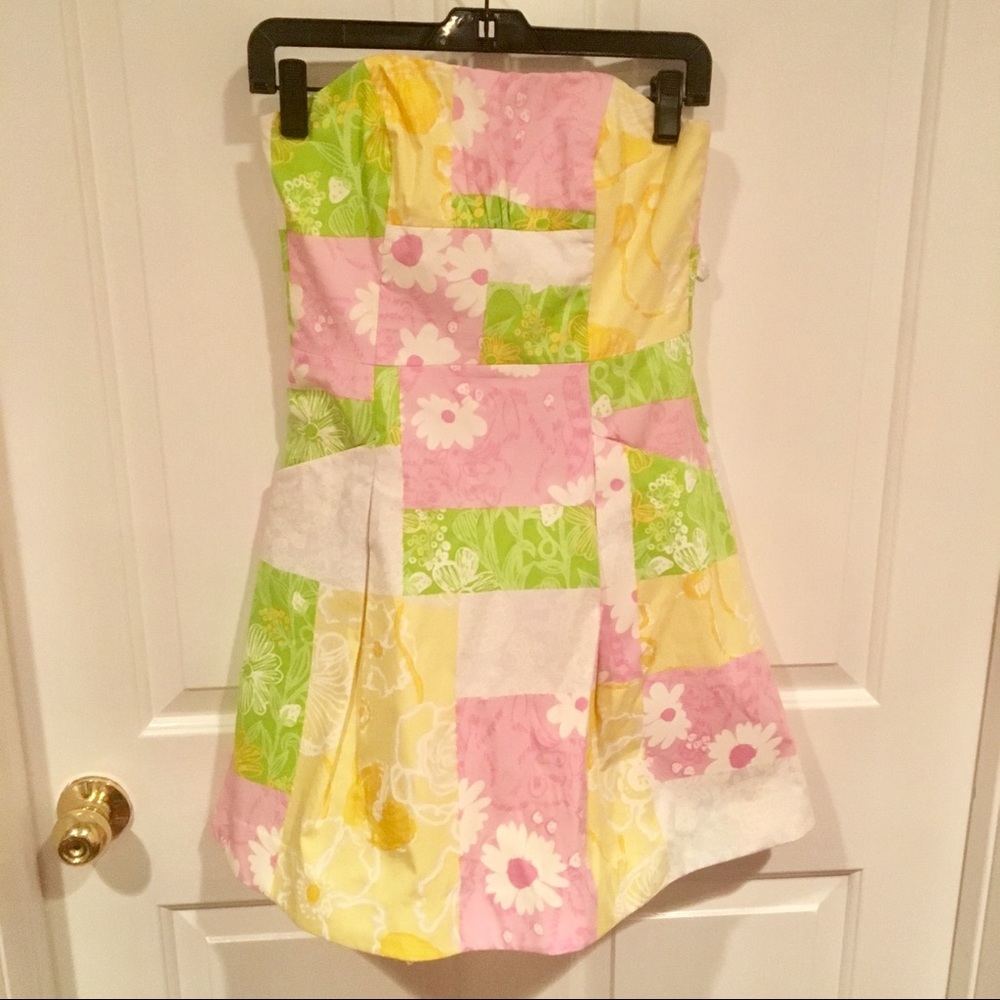 STRAPLESS LILLY PULITZER DRESS SIZE 2